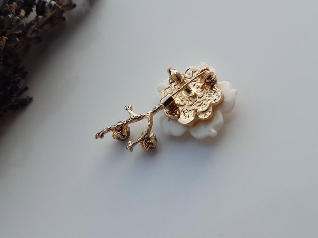 Pandant/brosa floare shell