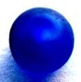 Margele sticla frostep albastru regal 6 mm