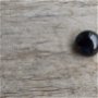 Cabochon agata neagra, 10 mm (2 bucati)