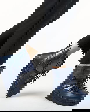 Cizme Tip Ug Anum Bleumarin