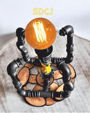 lampa cub steampunkdesigncj, lampa steampunk, corp de iluminat
