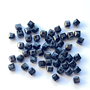 LMS456 - margele sticla cubice negre