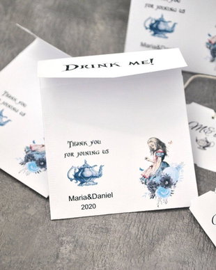 25 pliculete pentru ceai - personalizate