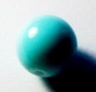 Margele sticla blue intens 14 mm cal. III
