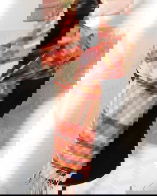 rezervat FULAR NOU LINA PURA  VIRGINA , M,ADE IN SCOTLAND