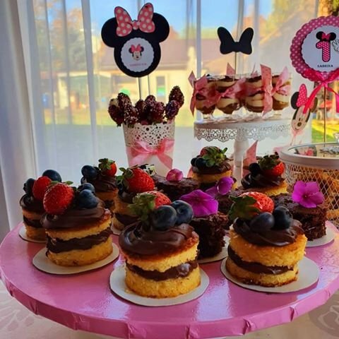 Toppers tort un an - Minnie mouse
