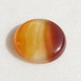Cabochon rotund din agata carneol aprox 25x5 m