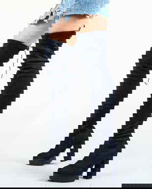 Cizme Allman Bleumarin