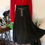 Fusta neagra , material tip snake -leather