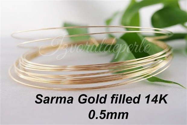 Sarma gold-filled 14K, 0.5mm (0.5)