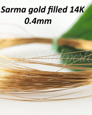 Sarma gold filled 14k, 0.4mm (0.41)