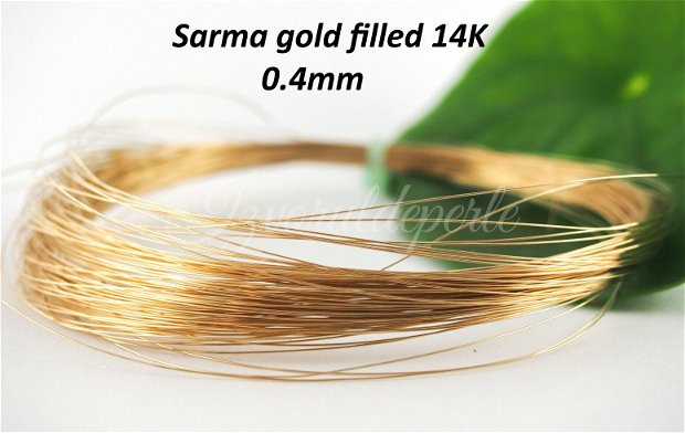 Sarma gold filled 14k, 0.4mm (0.5)