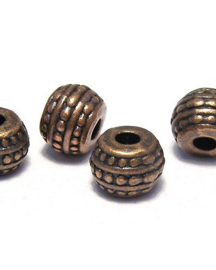 Distantier metalic, cupru, 7x5 mm