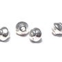 Distantier metalic, argintiu, 5x4.5 mm