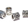Distantier metalic, argintiu antichizat, 5x5 mm