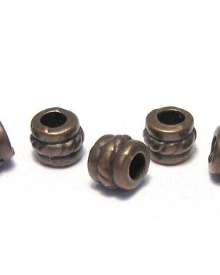Distantier metalic, cupru, 5x4 mm