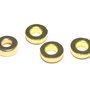 Distantier metalic, auriu, 6x2 mm