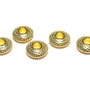 Distantier metalic, auriu, 8x3 mm