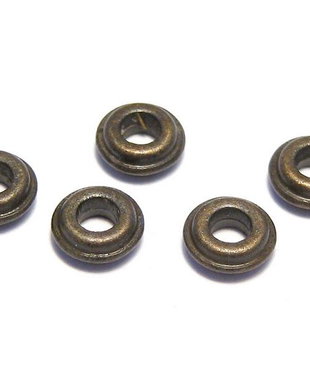 Distantier metalic, bronz, 6x2.5 mm