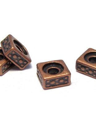 Distantier metalic, cupru, 5x3 mm