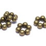 Distantier metalic, bronz, 8x3 mm
