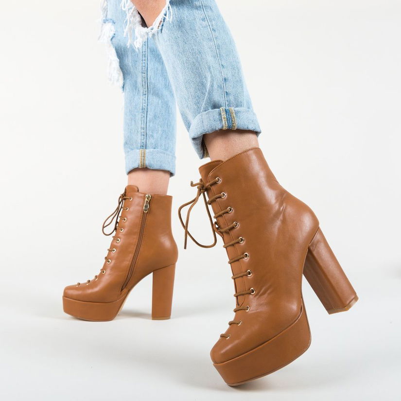 Botine Mindy Camel