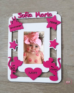 Rama bebelus personalizata 2 in 1, Disney