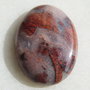 Cabochon jasp rosu aprox 31x22x6 mm
