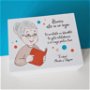 Cutie pentru bunica pictata manual personalizata cu mesaj