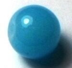 Margele sticla blue 8 mm cal. III