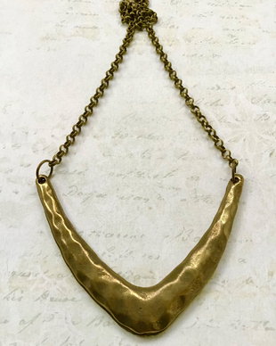 Colier vintage zamac bronz