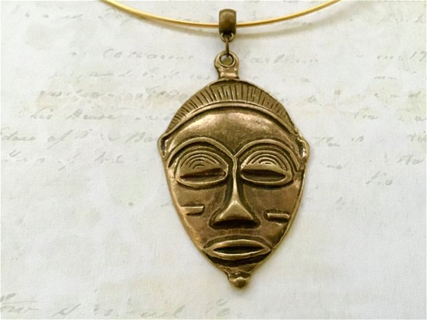 Pandantiv tribal zamac bronz