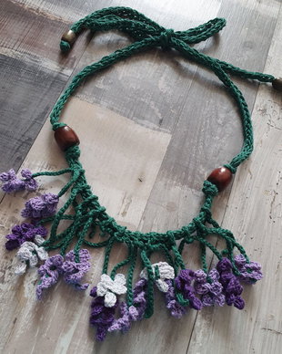 Colier "Camp lavanda"