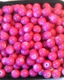 Margele sticla rose fucsia 8 mm cal. III