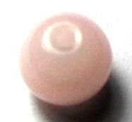 Margele sticla roz drajeu inchis 8 mm cal. III