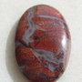 Cabochon jasp rosu aprox 32x20x5 mm