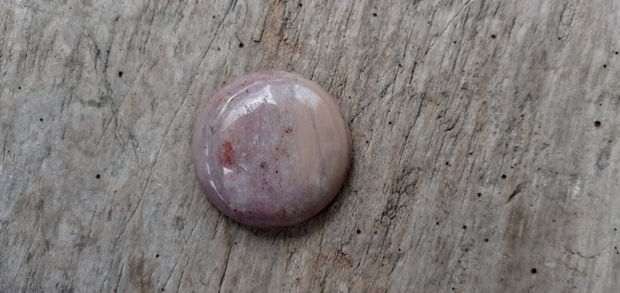 Cabochon rodonit roz, 30 mm