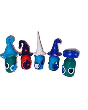 Set 5 casute Little Bottles Fairy Village (simple)