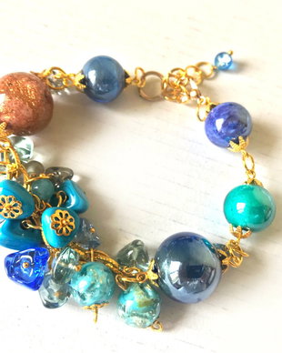 Bratara " Blue wings "