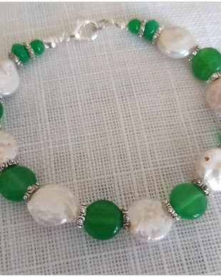 BRATARA- PERLE ALBE DE CULTURA SI JAD VERDE,