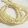 Agate galben - pal rondele mici fatetate sir aprox 18.5 cm - fara inchizatoare