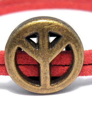 Slide Charm bronz, 18x5.5 mm