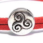 Slide Charm argintiu antichizat, 13.5 mm