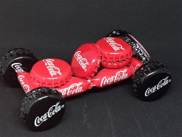 Masina coca-cola - reciclart