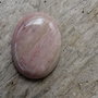Cabochon rodonit roz, 40x30 mm