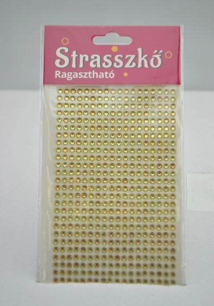 Strasuri autoadezive 4 mm, 486/set- 361810