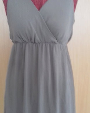 rochie lunga gri
