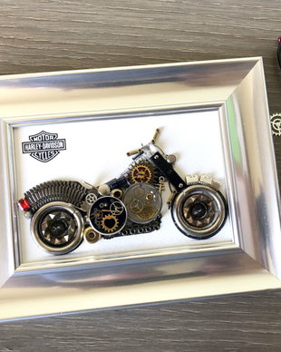 Motocicleta model Harley Davidson Cod M 459, Cadouri originale pentru barbati, Cadouri zile de nastere, Decoratiuni casa