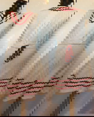 ROCHIE VINTAGE 60S PANZA TESUTA BUMBAC