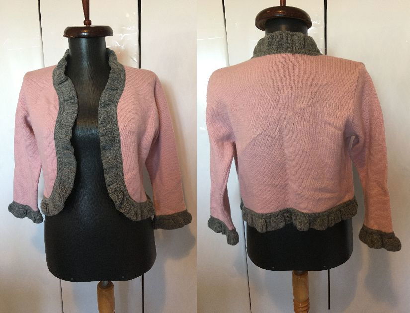 CARDIGAN LANA ROSE GRI